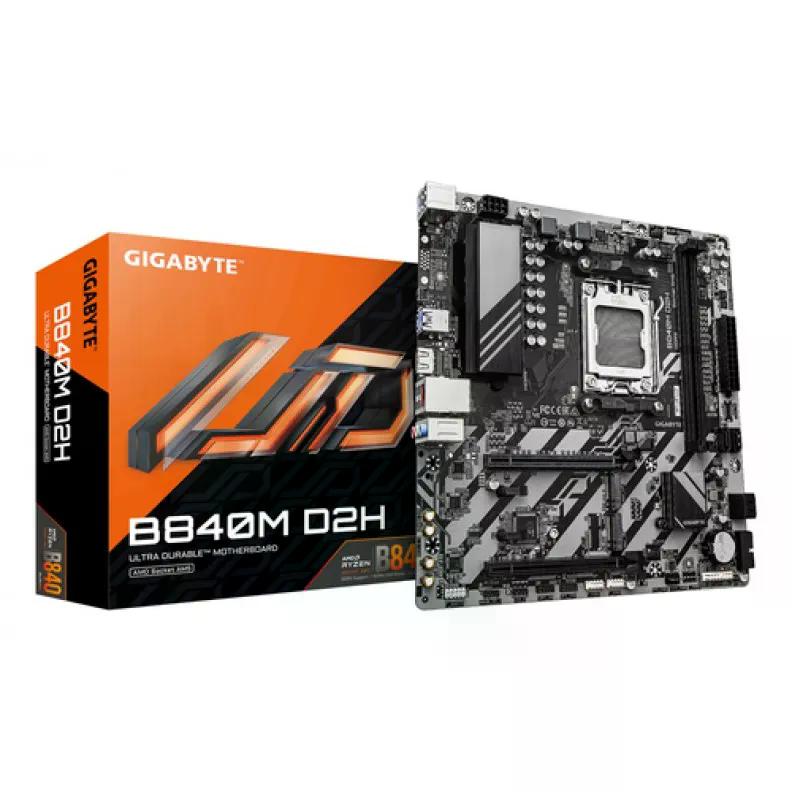 TARJETA MADRE GIGABYTE B840M D2H MICRO ATX SOCKET AM5 AMD B840 128GB DDR5 HDMI